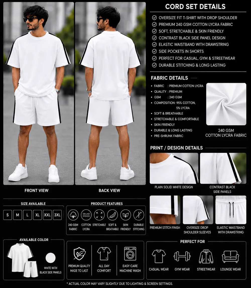 Side Stripe Co-Ord Set - Image 2