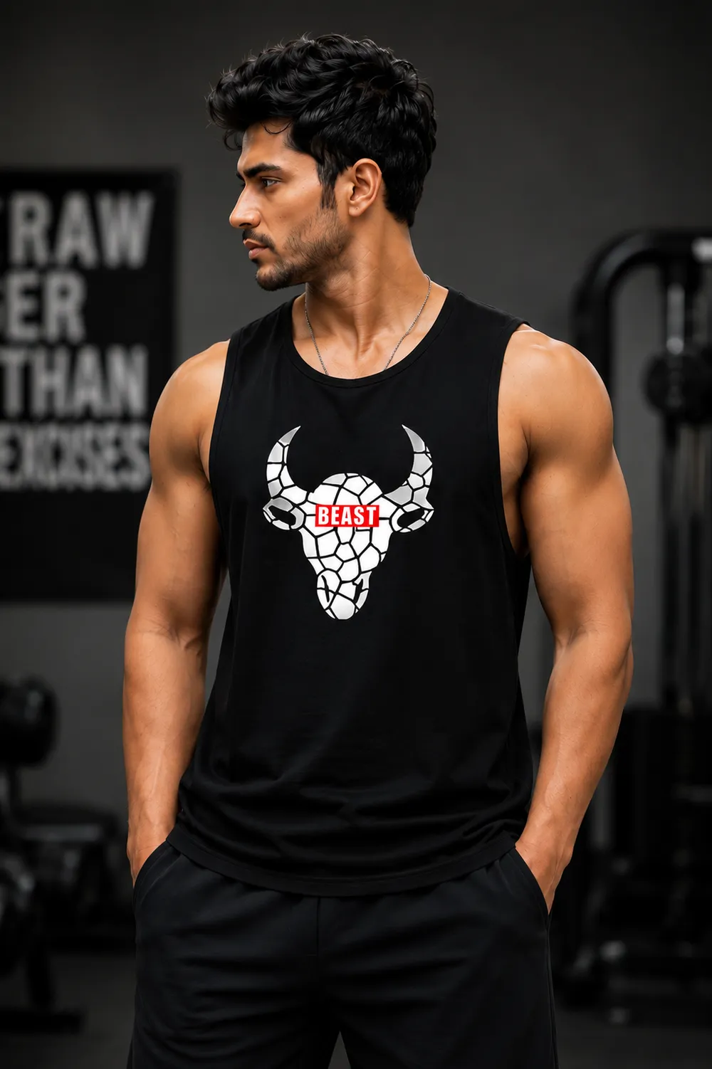 Beasts Bull Tank Top - Image 1