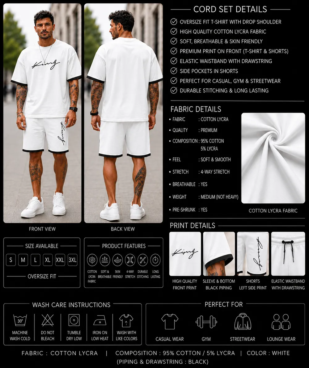 Urban King Signature Co-Ord Set thumbnail 2