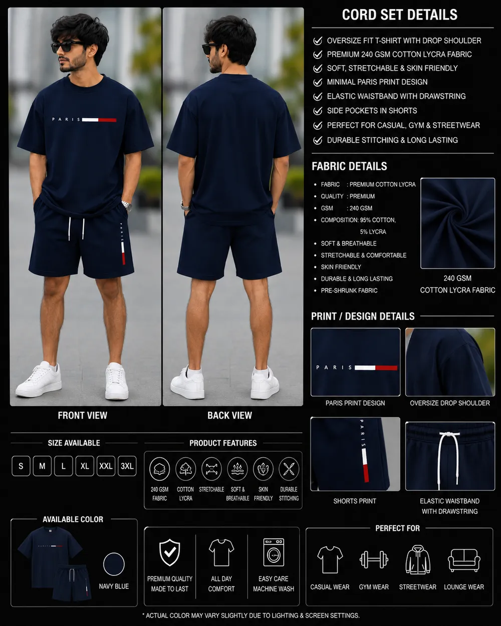 Paris Blue Co-Ord Set - Image 2
