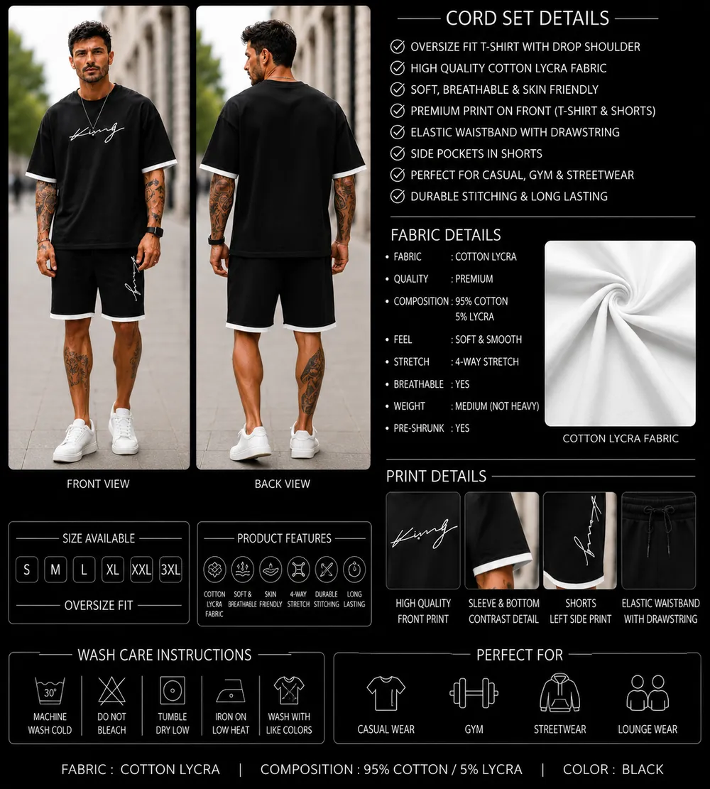 Midnight King Signature Co-Ord Set thumbnail 2