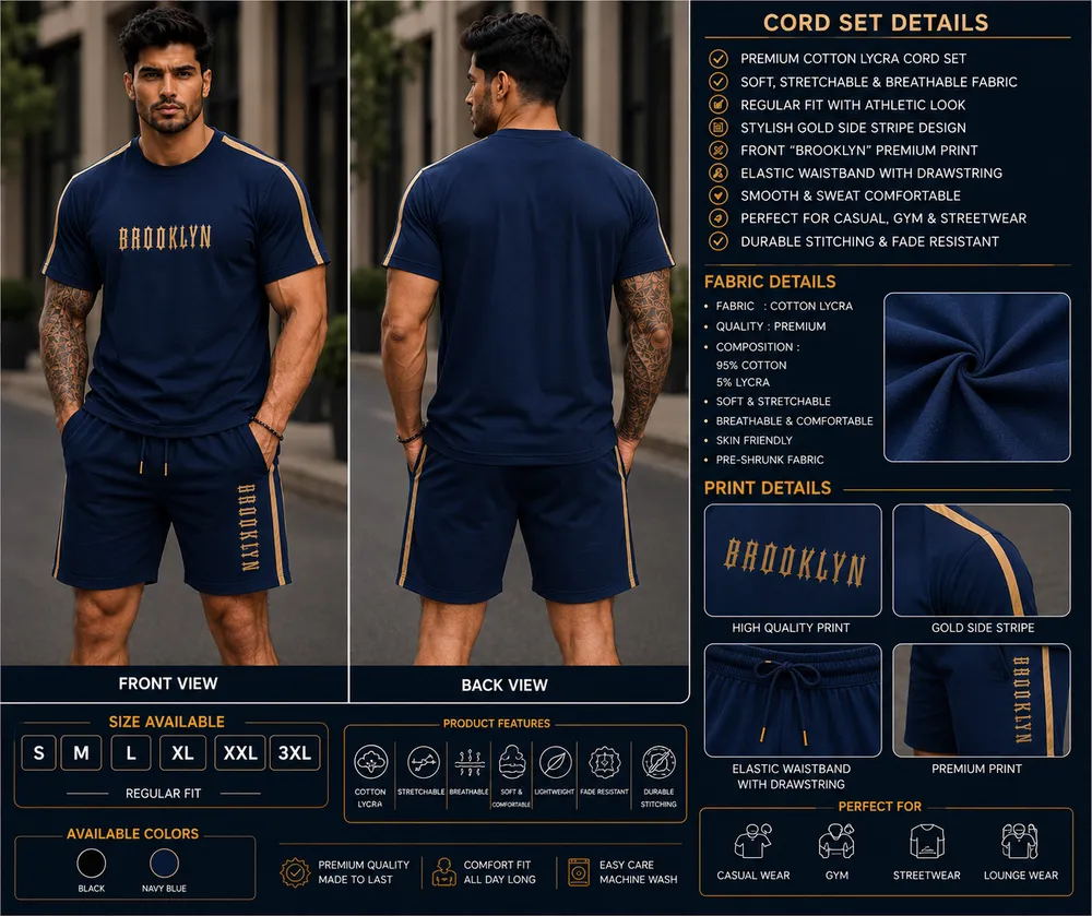 Brooklyn Royal Navy Co-Ord Set thumbnail 2