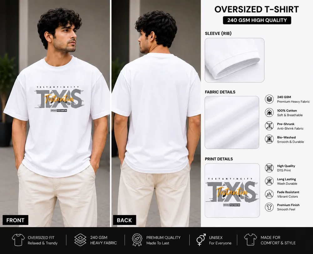White Testantin Graphic T-Shirt thumbnail 2